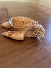 Brian Takano  Hand Carved Turtle Hawaii Koa Wood Collectable Perfect picture