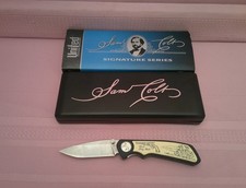 NIB CT36-AS 1860 Colt ARMY Model Revolver Sam Colt Signature Series Knife picture