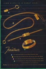 Magazine Ad - 1945 - Forstner Jewelry - World War 2 - 14K Gold picture