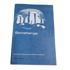 Stonehenge Official Handbook 1981 Vintage Souvenir Guide Booklet + Map Diagram picture