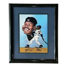 Ken Griffey Jr. Autographed Framed 20x25 Cello Picture - JSA picture