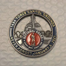 United States Capitol Police & National Guard Task Force Challenge Coins picture
