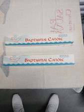 Vintage Will & Baumer Beeswax Baptismal Candles (2) picture
