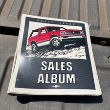 Original 1984 Chevrolet Light Duty Truck Dealer Sales Album 84 Pickup Blazer picture