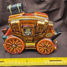 Vtg 1969 Ezra Brooks Decanter Heritage China Overland Express Stage Coach (empty picture