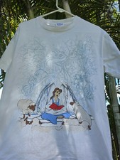 Vintage Disney Store Disney Beauty and the Beast Belle Adult T-Shirt picture