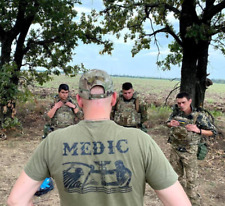 Men's tactical T-shirt Medic Ukraine picture