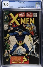 X-Men # 39 CGC 7.0 WP Marvel Comics 1967 New Costumes Origin Cyclops picture