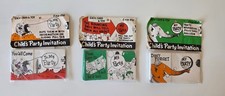 Vintage Children's Party Invitations - 3 packages picture