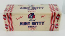 Vintage 1950s Advertising Bread display Aunt Betty's Bread Weatherford, Tx picture