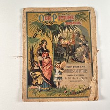 Antique Our Picture Book Foster Besse & Co Bridgeport Advertising Illustrated Bo picture