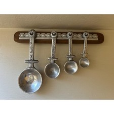 Vintage Crosby & Taylor Celtic Pewter Measuring Spoons picture