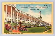 Mackinac Island MI-Michigan, The Grand Hotel, Advertisement, Vintage Postcard picture