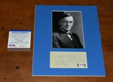 Rare 1938 EDGAR A. GUEST Signed 8x10 Inch Matted Display-Legendary Author-PSA picture