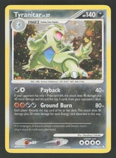 English LP Tyranitar 17/123 MT Holofoil Pokemon Mysterious Treasures picture