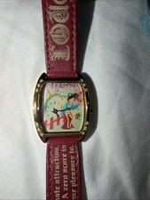 Harajuku Lovers Double Length Strap Red Watch Love With Box Gwen Stephani picture