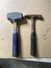 Estwing 3LB Sledge Hammer & Vintage Estwing Stonemason/Bricklayer Hammer picture