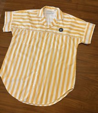 Vintage Disney Epcot Center Shirt Unisex M Transport Cast Member Button Uniform picture