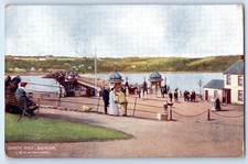 Gwynedd Wales Postcard Garth Pier Bangor L&NW Railway 1911 Antique Posted picture