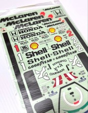 1/10 RC Tamiya McLaren mp4/6 1992 Decal picture