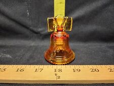 Vintage Amberina Glass Liberty Bell Paperwieght 1776-1976 Bicentennial picture