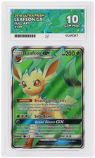ACE 10 Leafeon Gx 139/156 Ultra Prism Gem Mint Pokemon picture