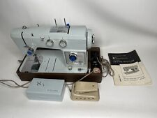 Vintage Blue Montgomery Ward’s Signature Sewing Machine UTH-J276C + Accessories picture