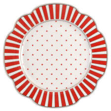 Grace's Teaware Josephine Red Salad Plate 11815700 picture