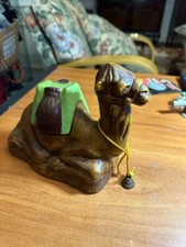 1972 Camel Decanter Statue bloom honey 9 inch vintage picture