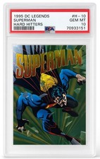 1995 DC Legends Superman Hard Hitters PSA 10 picture