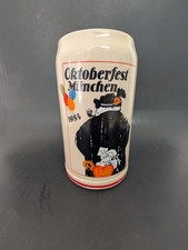 1984 Oktoberfest Munchen Rastal Artist Emil Sogor Signed 1 Liter Beer Stein Vtg picture