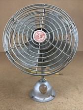 Vintage CHICAGO MFG. CO. Metal Mini Fan 7” w/ Speed Knob For Bus UNTESTED USA picture
