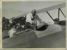 1932 Press Photo Spot Landing Plane Trial picture