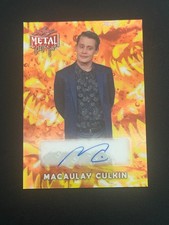 MACAULAY CULKIN 2026 LEAF METAL HALLOWEEN PUMPKIN AUTO 1/1 SSP  HOME ALONE picture