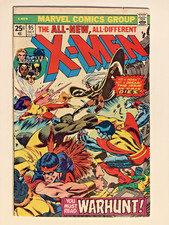 X-Men #95 Oct 1975 Death of Thunderbird Bronze Age Marvel VG/FN (5.0) picture