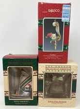 Enesco Elf Ornaments Lot of 3: North Pole Deadline, Little Sailor Elf + Twittles picture