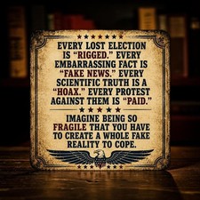 PoliticalGoods Anti Trump Sticker Various Sizes Magnet Election Protest Humor picture