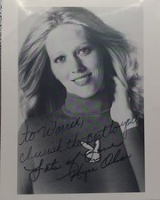 Hope Olson Signed 8x10 Photo Autograph Playboy Playmate October 1976 Inscribed picture