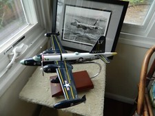 PRO-BUILT 1/72 MODEL OF P2V-5 USN NEPTUNE with BONUS FRAMED & MATTED PHOTO picture