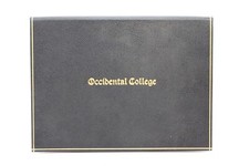 1940s Vintage Antique Occidental College Degree 1947 Stanley E Tiberg Bachelor picture