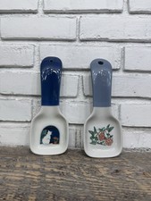 Vintage Otagiri Lot Cat Hummingbird Stoneware Spoon Rest Japan picture