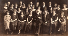 ITHACA NEW YORK NY CORNELL UNIVERSITY STUDENT CLASS PORTRAIT ANTIQUE REAL PHOTO picture