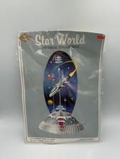 Vintage 1970 Beistle Star World Space Centerpiece Honeycomb Sealed NOS  Retro picture