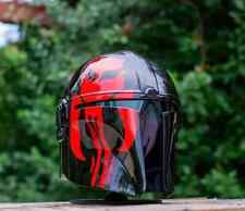 Medieval Star Wars Black Series The Mandalorian Steel Helmet Larp Men gift picture
