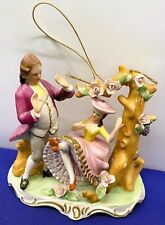 ANTIQUE DRESDEN PORCELAIN GERMANY COURTING COUPLE picture