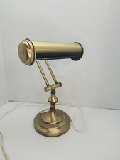 Vintage Brass Piano Bankers Desk Double Hinged Adjustable picture