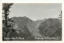 WA Washington Methow Valley Near Harts Pass RPPC 1958 Real Photo Postcard picture
