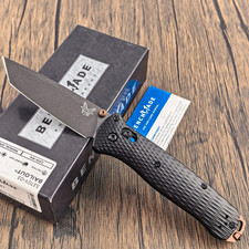 Benchmade 537GY-03 Bailout Crater Black CPM-M4 Aluminum Folding Knife picture