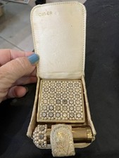 Rare Vintage Ciner Rhinestone Embellished Compact Lipstick Holder In Case picture