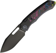 REMETTE RT-Orca Black Titanium & Warrior Carbon Fiber Folding M390 Knife ORCAURD picture